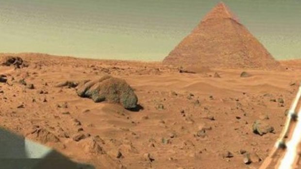 NASA'nın Curiosity Rover'ı Mars'ta PYRAMİD'i tespit etti